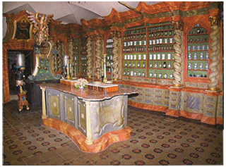 Barockapotheke in der Tschechischen Republik Barockapotheke Klatovy Tschechien
